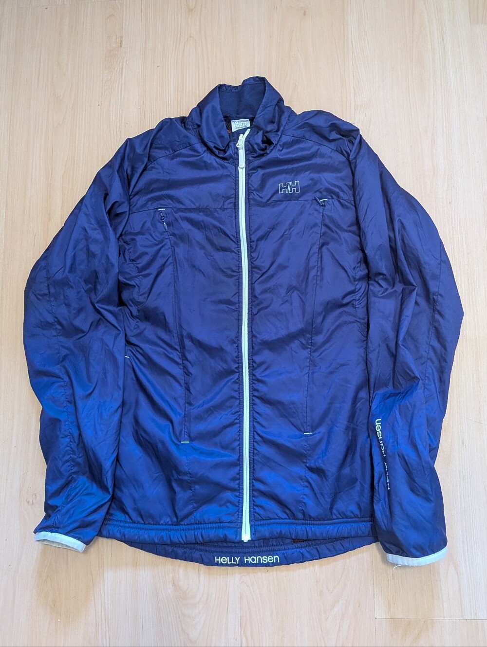 Helly Hansen Navy Blue Lightweight Zip-Up Jacket Women’s Medium